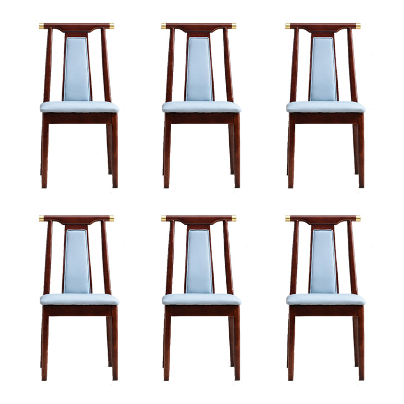 Solid Wood Traditional Dining Chair Matte Finish Side Chair for Home