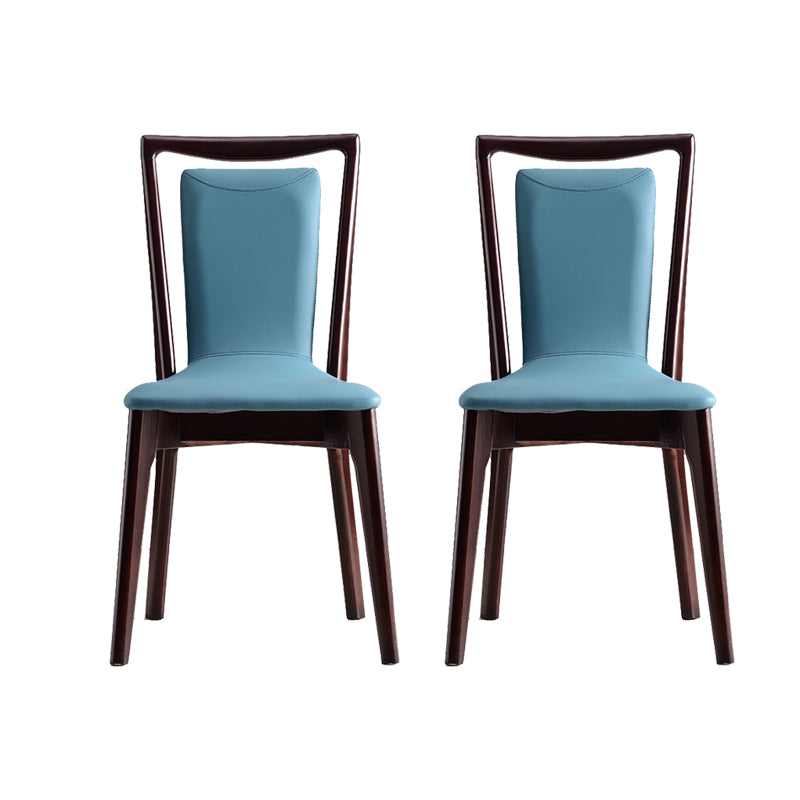 Solid Wood Traditional Dining Chair Matte Finish Side Chair for Home