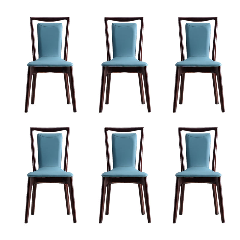 Solid Wood Traditional Dining Chair Matte Finish Side Chair for Home