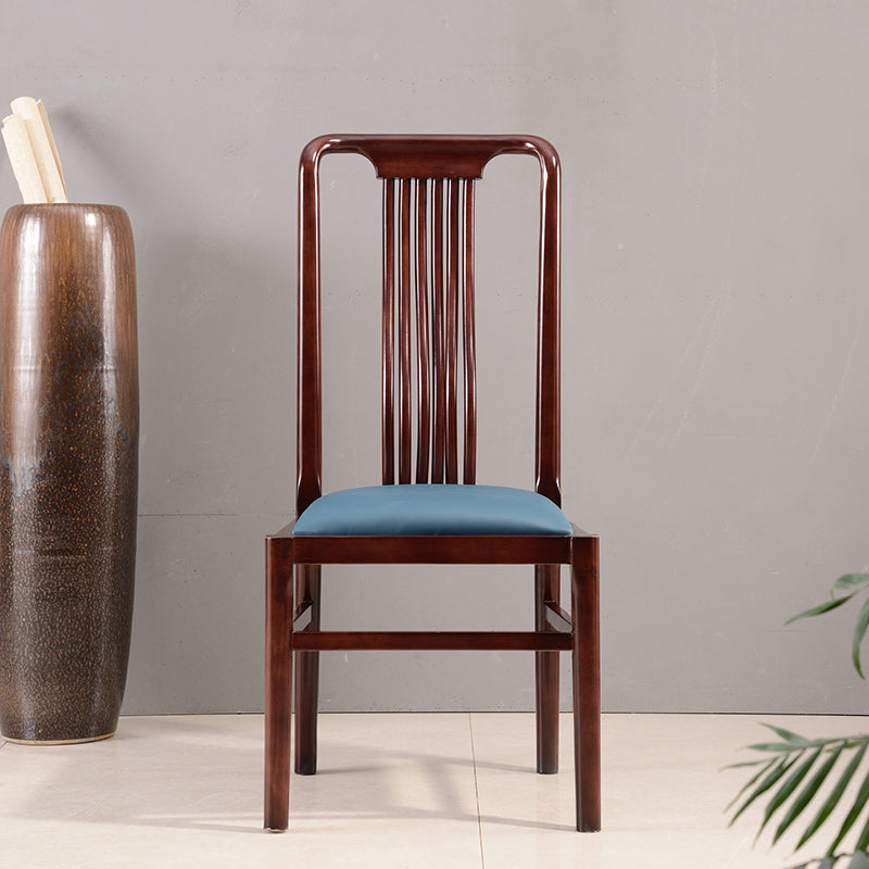 Solid Wood Traditional Dining Chair Matte Finish Side Chair for Home