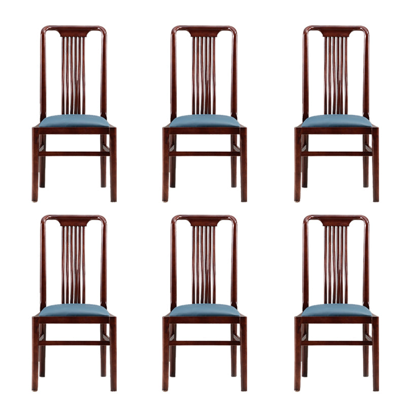 Solid Wood Traditional Dining Chair Matte Finish Side Chair for Home