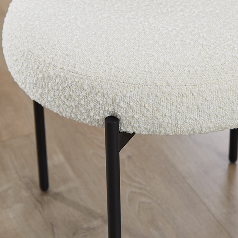 Open Back Dining Side Chair Contemporary Armless Dining Chairs