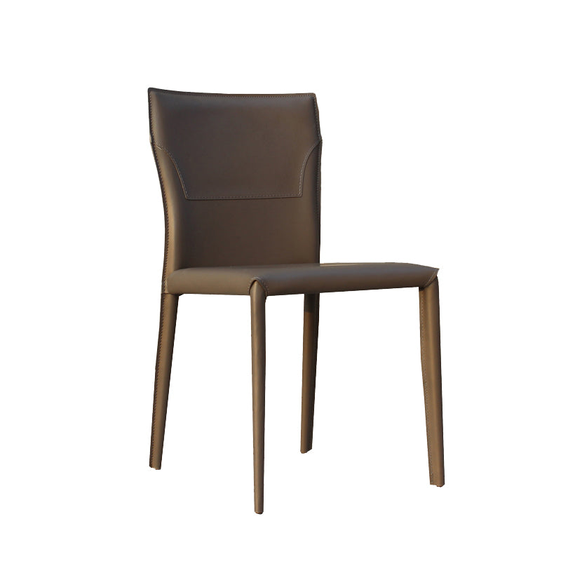 Contemporary Armless Dining Chairs Upholstered Chair for Home