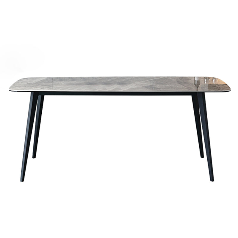 Rectangle Dining Room Table Industrial Kitchen Desk with 4 Legs