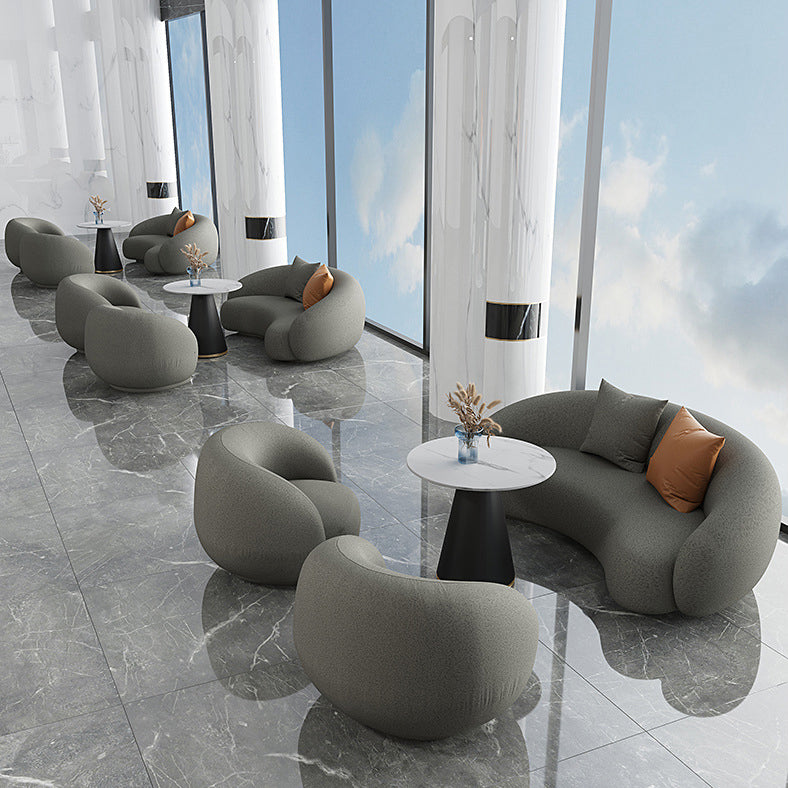 Metal Traditional Luxury Round Table White Sintered Stone Indoor Table for Home