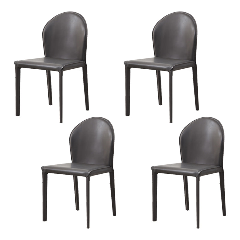 Contemporary Kitchen Dining Side Chair Matte Finish Dining Chair