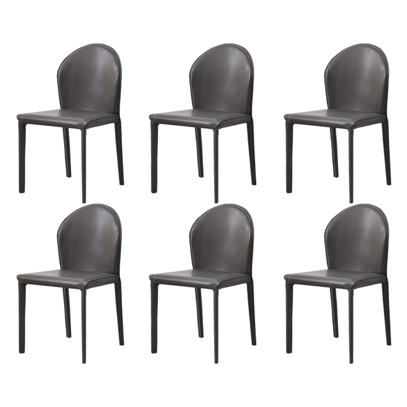 Contemporary Kitchen Dining Side Chair Matte Finish Dining Chair
