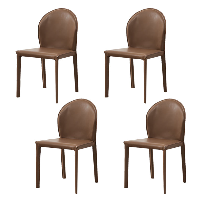 Contemporary Kitchen Dining Side Chair Matte Finish Dining Chair