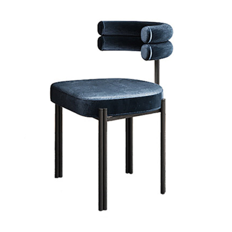 Contemporary Home Side Chair Upholstered Armless Dining Chairs