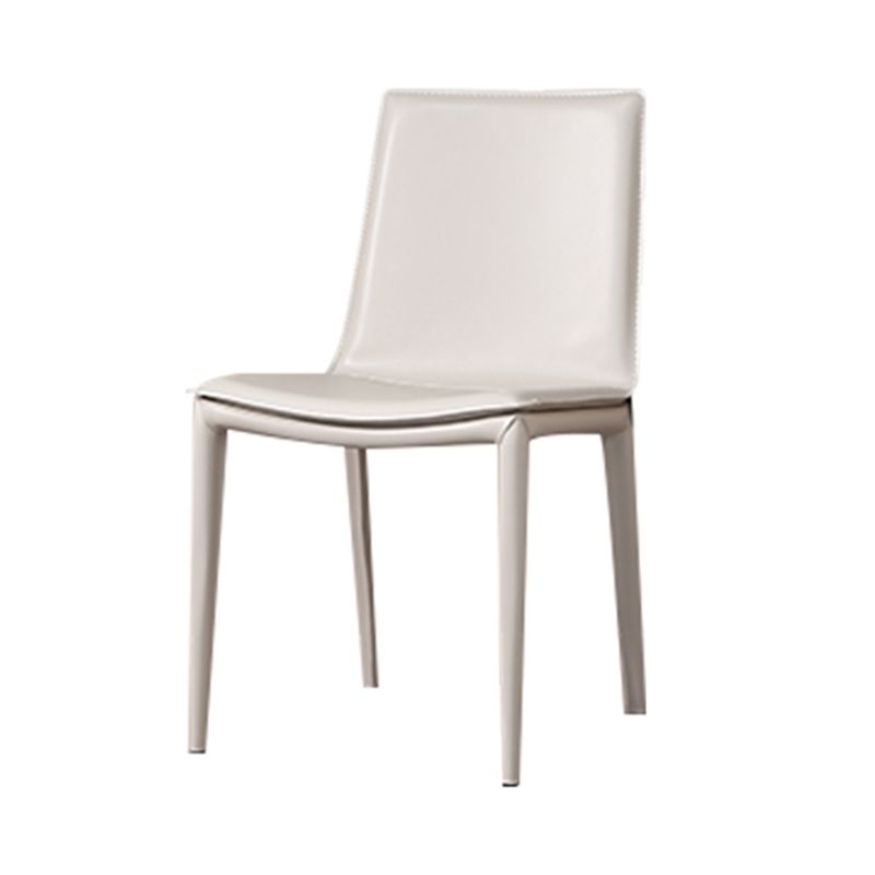 Faux Leather Dining Chair Contemporary Side Dining Chairs for Home