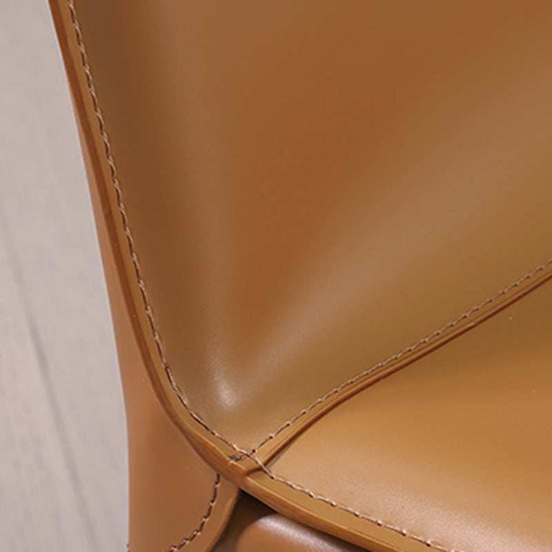 Faux Leather Dining Chair Contemporary Side Dining Chairs for Home