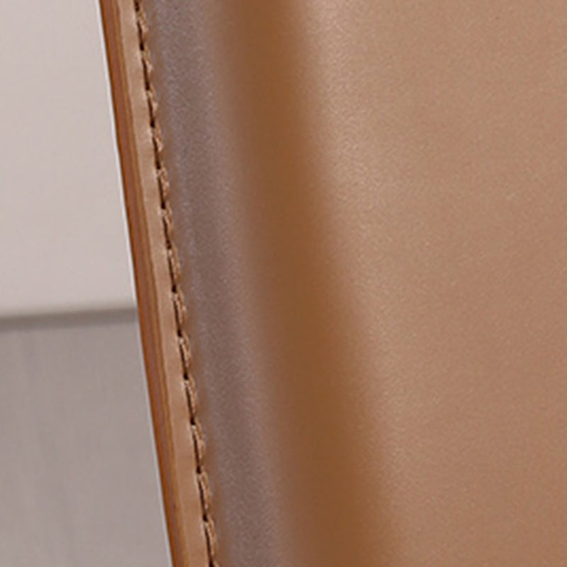 Faux Leather Dining Chair Contemporary Side Dining Chairs for Home