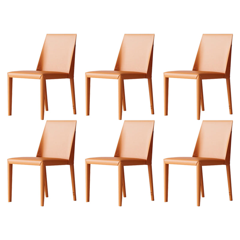 Matte Finish Dining Chair for Home Metal Modern Indoor Side Chair