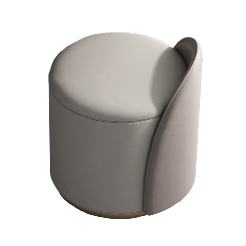 39.37" Wide Vanity Set with Stool Stone Top Makeup Vanity Table in White
