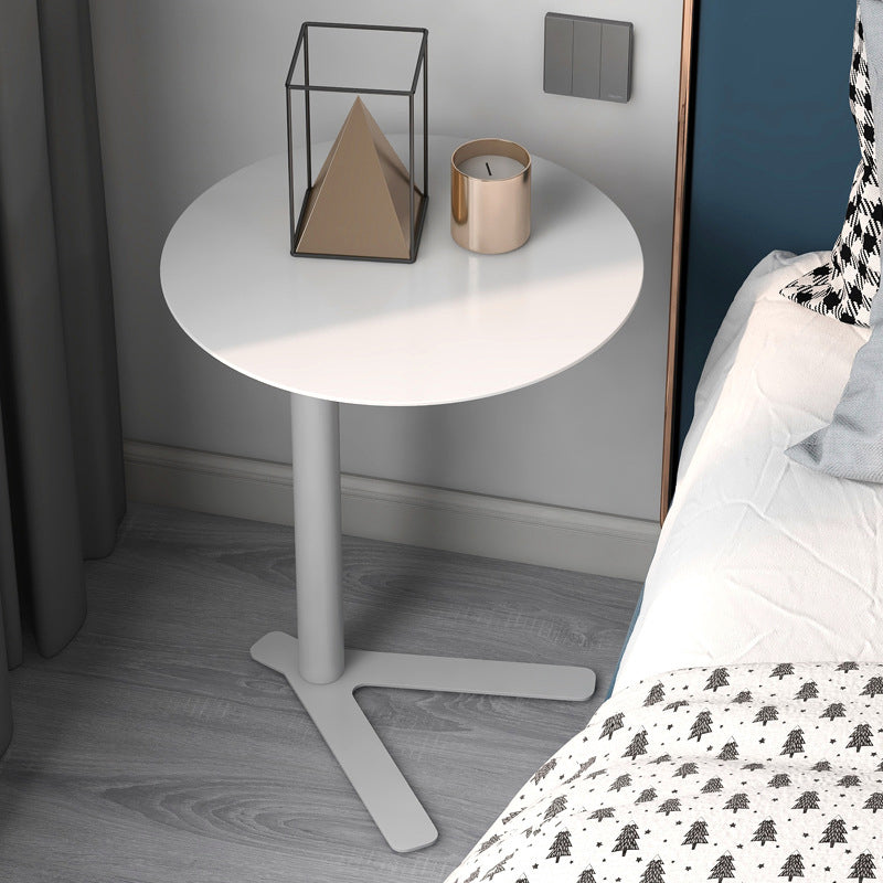 Metal Round Side End Table Minimalist Side Table for Living Room