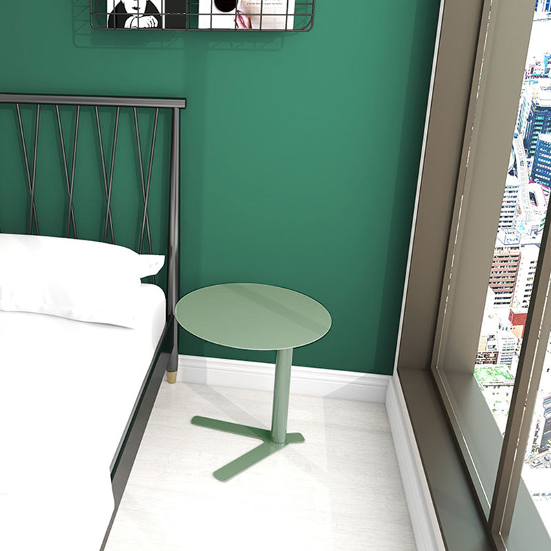 Metal Round Side End Table Minimalist Side Table for Living Room