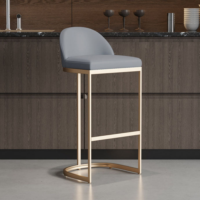 Glam Style Bar Table Set 1/2/5 Pieces Rectangle Bar Table with Metal High Stools for Home