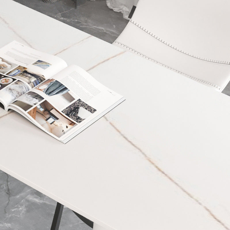 Modern 1/3 Pieces Bar Table Set Stone Counter Table with Stools for Living Room