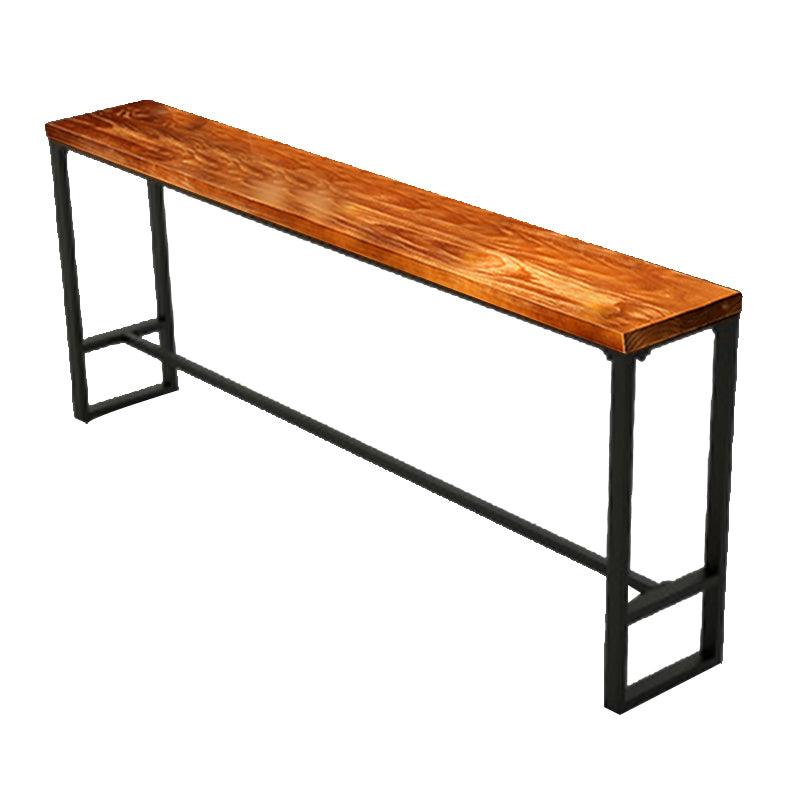 Industrial 1/2/6/11 Pieces Solid Wood Bar Table Set Fixed Counter Set