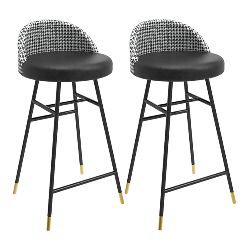 Indoor 1/2/3 Pieces Table and Stool Set Glam Trestle Stone Top Bar Table Set