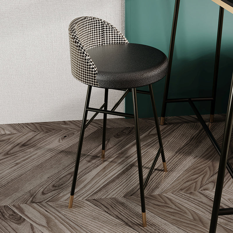 Indoor 1/2/3 Pieces Table and Stool Set Glam Trestle Stone Top Bar Table Set