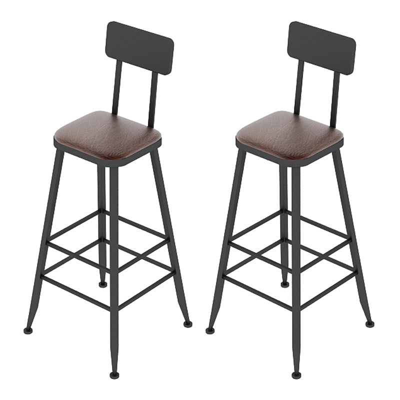 Industrial Wood Bar Table Set 1/2/7 Pieces Rectangular Counter Set for Home Use