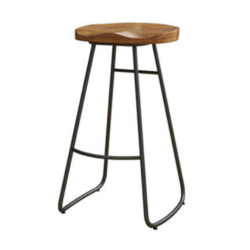 Modern Bar Table Set 1/7 Pieces Rectangle Wood Counter Table with Stools for Balcony
