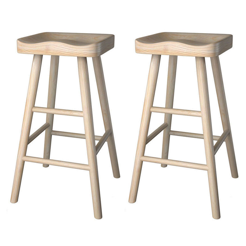 Modern Bar Table Set 1/2/3 Pieces Rectangle Bar Table with Wooden High Stools for Home
