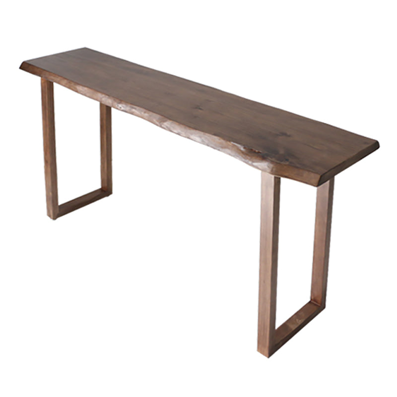 Industrial 1/2/4/5 Pieces Bar Table Set Rectangle Bar Table with Wooden High Stools