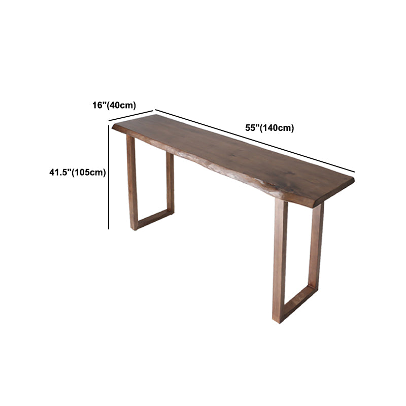 Industrial 1/2/4/5 Pieces Bar Table Set Rectangle Bar Table with Wooden High Stools