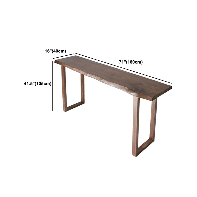 Industrial 1/2/4/5 Pieces Bar Table Set Rectangle Bar Table with Wooden High Stools