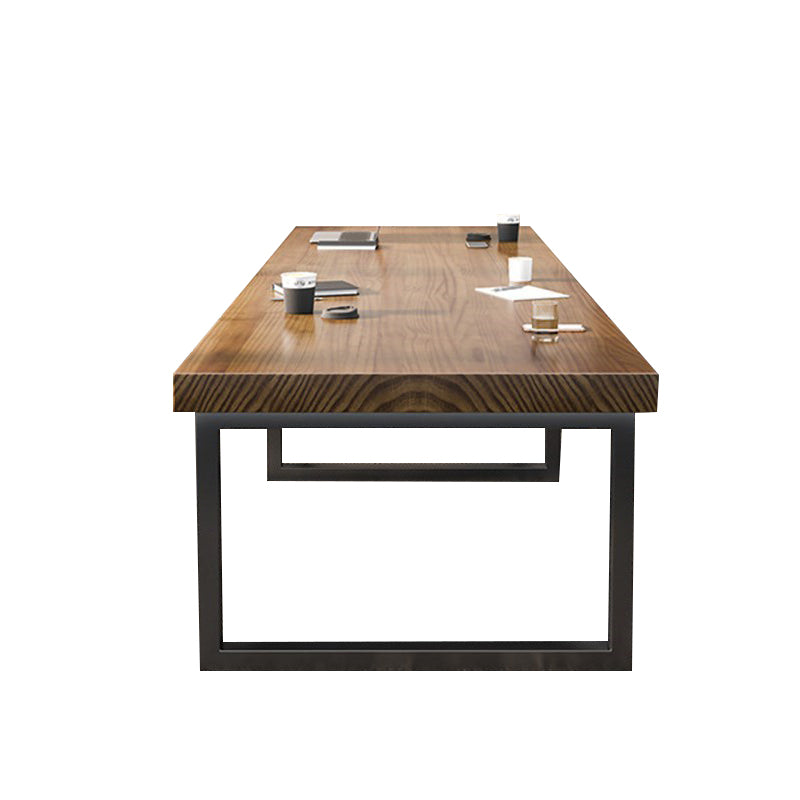 Modern 1/10 Pieces Dining Set Rectangle Pine Wood Dining Table for Cafe