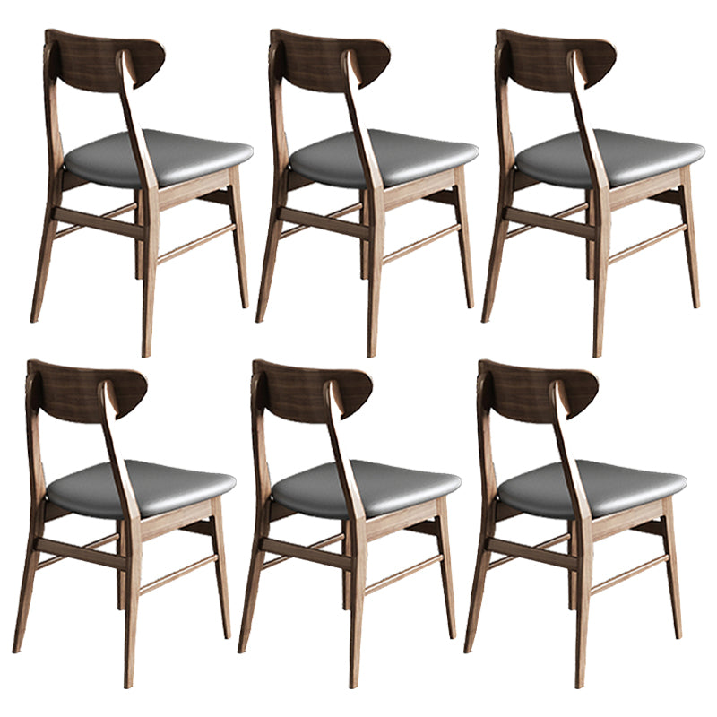 Modern Dining Room Set 1/4/5/6 Pcs Solid Wood Frame Dining Table and Chairs