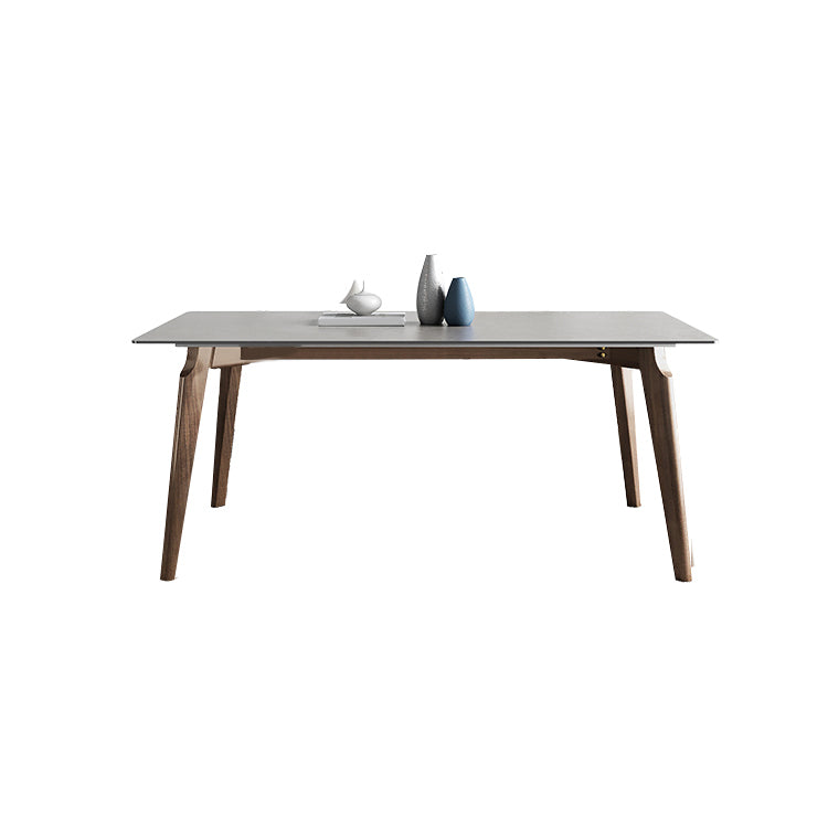 Modern Dining Room Set 1/4/5/6 Pcs Solid Wood Frame Dining Table and Chairs