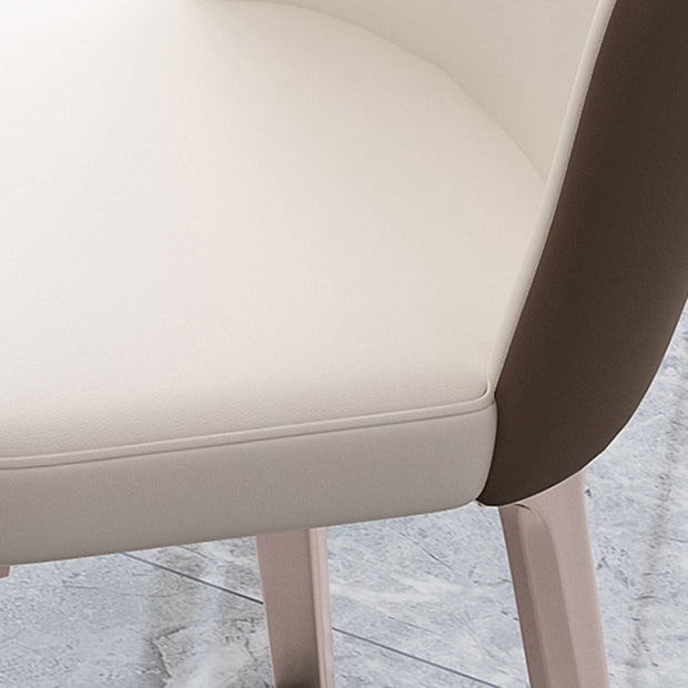 Round Dining Table Set 1/4/5/7 Pcs Dining Table Set with Stone Top with Upholstered Chair