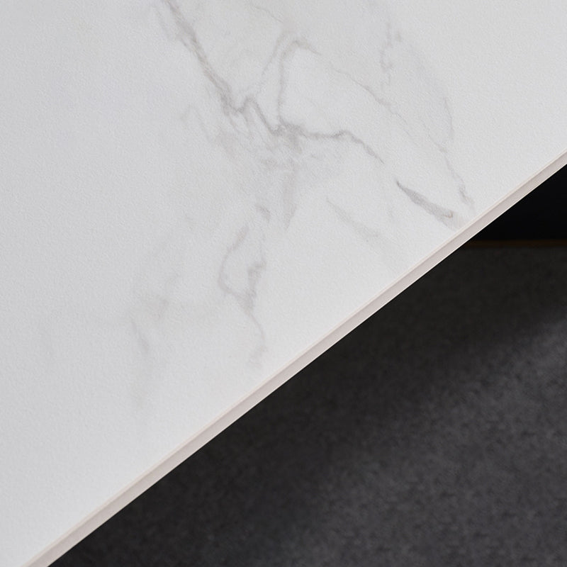 Glam Sintered Stone Dining Set Rectangle 1/4/5/7 Pieces Dining Set