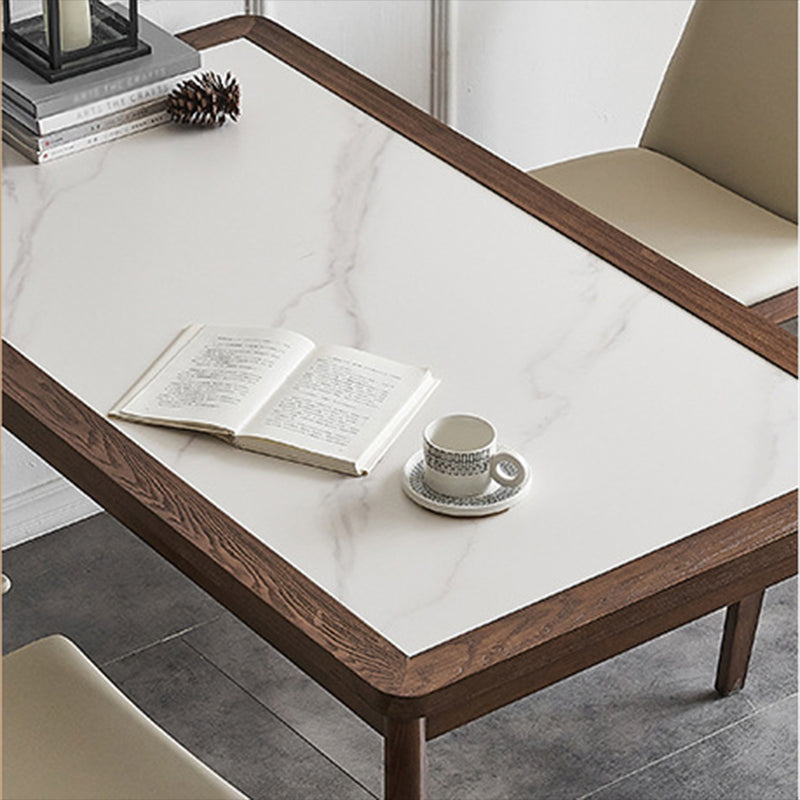 Designer Style Rectangle Dining Set 1/2/4/5 Pieces Sintered Stone Top Dinette Table Set