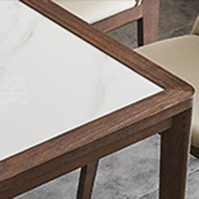 Designer Style Rectangle Dining Set 1/2/4/5 Pieces Sintered Stone Top Dinette Table Set