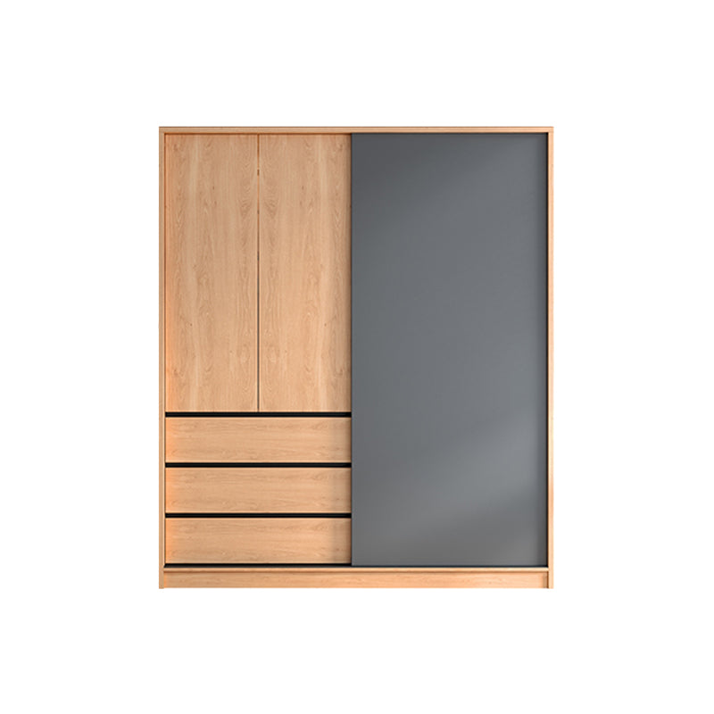 Engineered Wood Wardrobe Cabinet With Drawer Modern Wardrobe Armoire