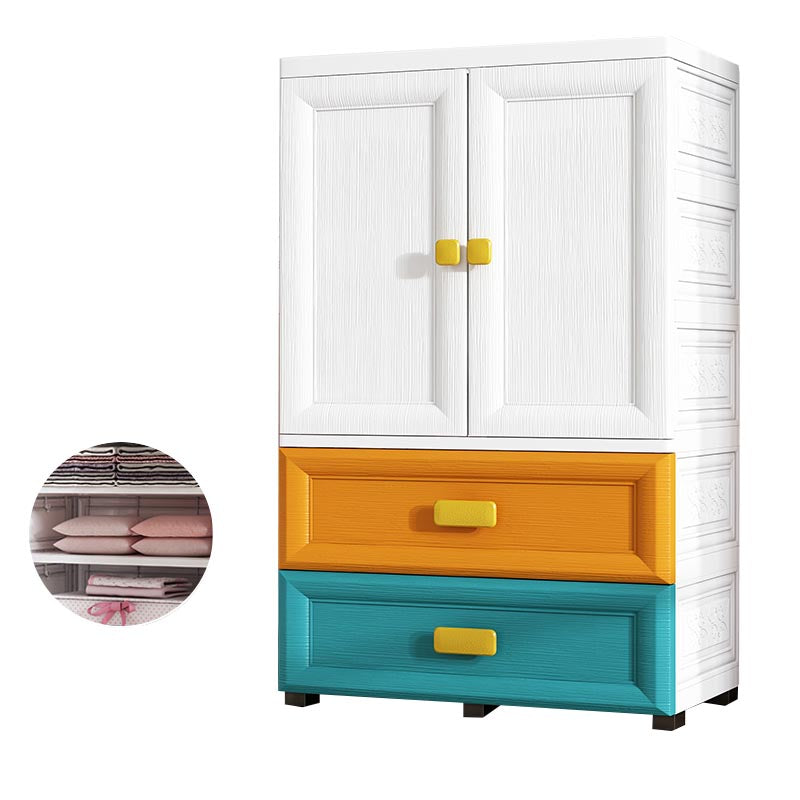 Modern Style Bathroom Wardrobe Plastic Wardrobe Closet with Legs