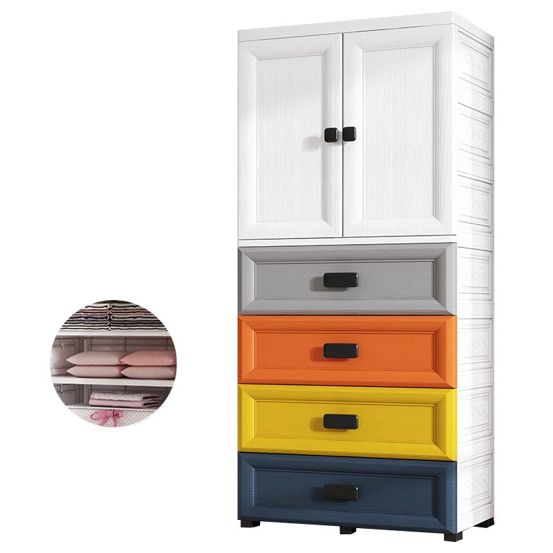 Modern Style Bathroom Wardrobe Plastic Wardrobe Closet with Legs