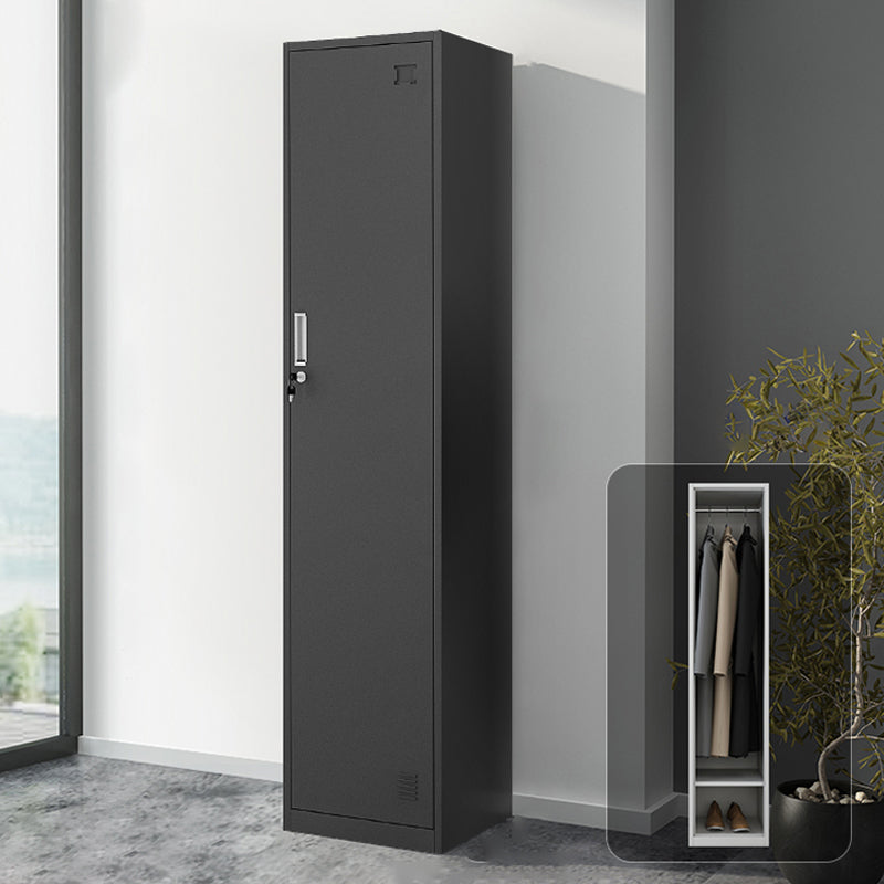 Steel Contemporary Wardrobe Closet Hinged Wardrobe Armoire for Home