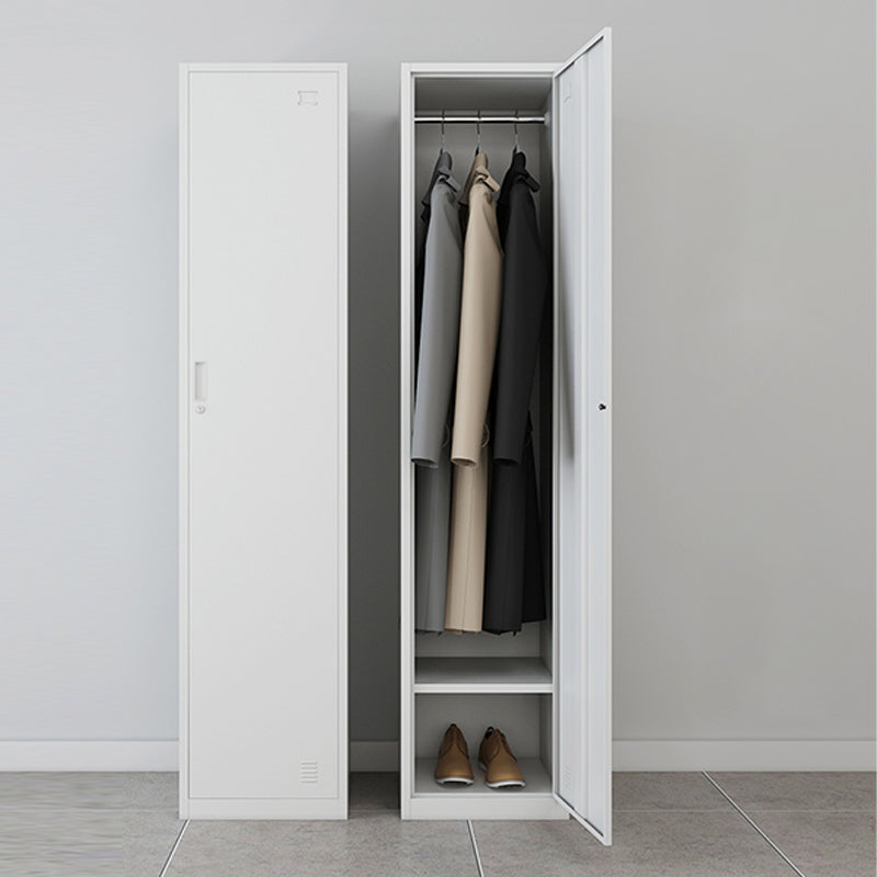 Steel Contemporary Wardrobe Closet Hinged Wardrobe Armoire for Home