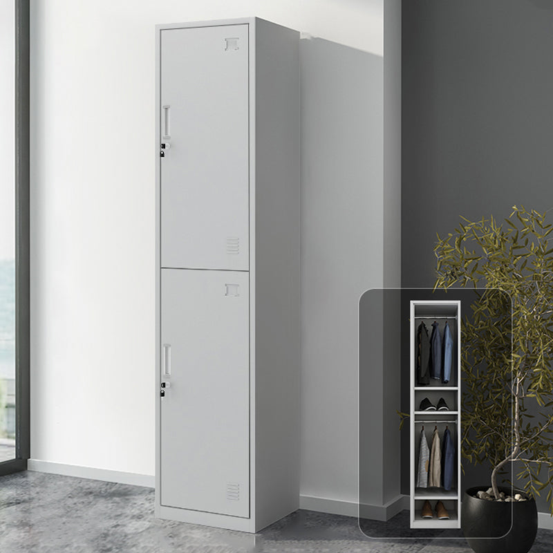 Steel Contemporary Wardrobe Closet Hinged Wardrobe Armoire for Home