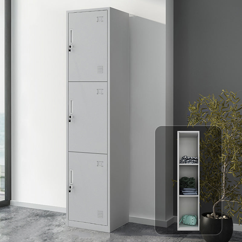 Steel Contemporary Wardrobe Closet Hinged Wardrobe Armoire for Home