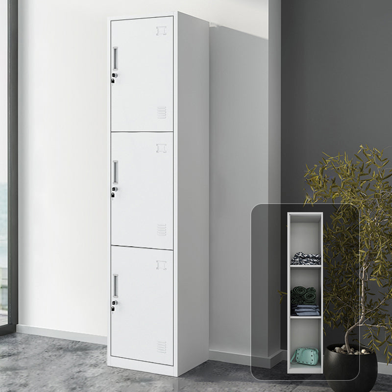 Steel Contemporary Wardrobe Closet Hinged Wardrobe Armoire for Home