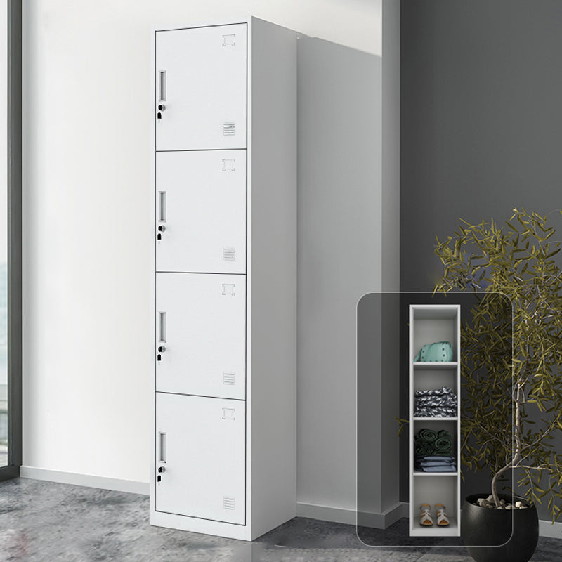 Steel Contemporary Wardrobe Closet Hinged Wardrobe Armoire for Home