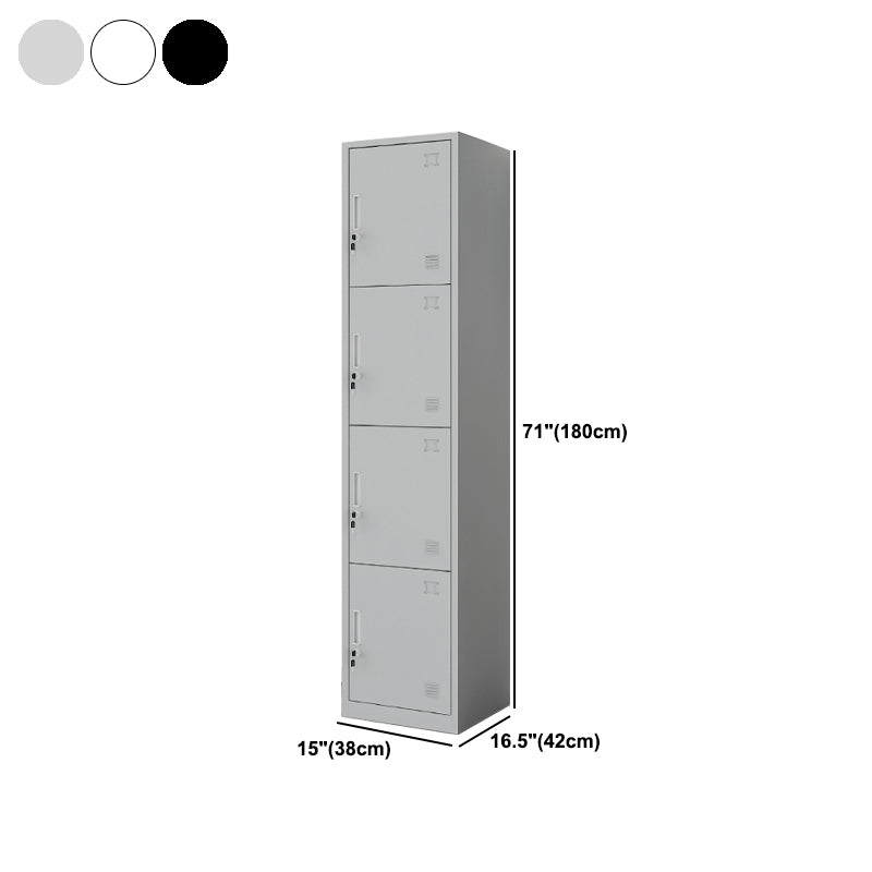 Steel Contemporary Wardrobe Closet Hinged Wardrobe Armoire for Home