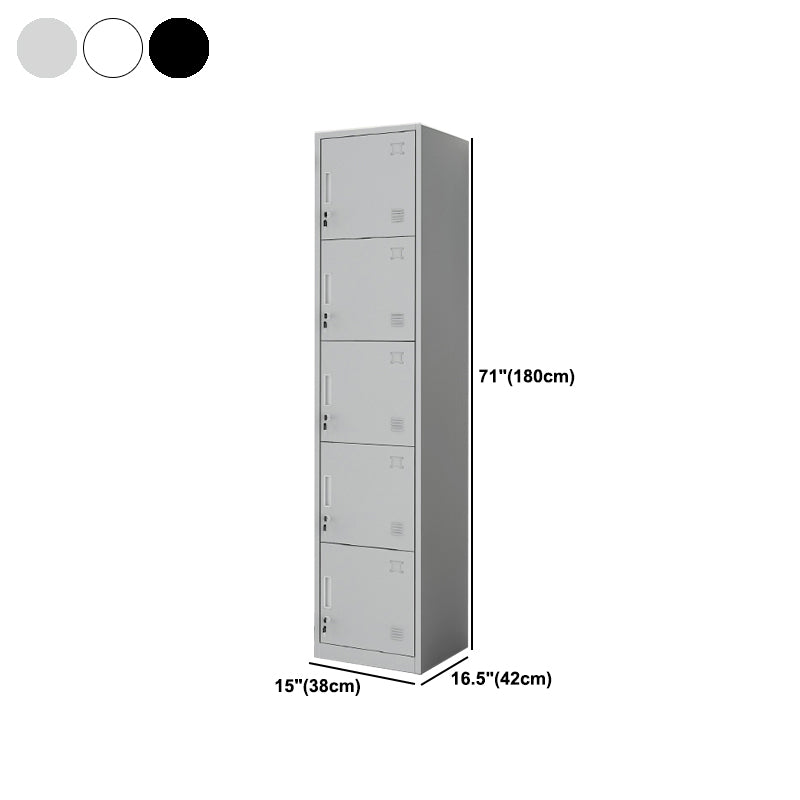Steel Contemporary Wardrobe Closet Hinged Wardrobe Armoire for Home