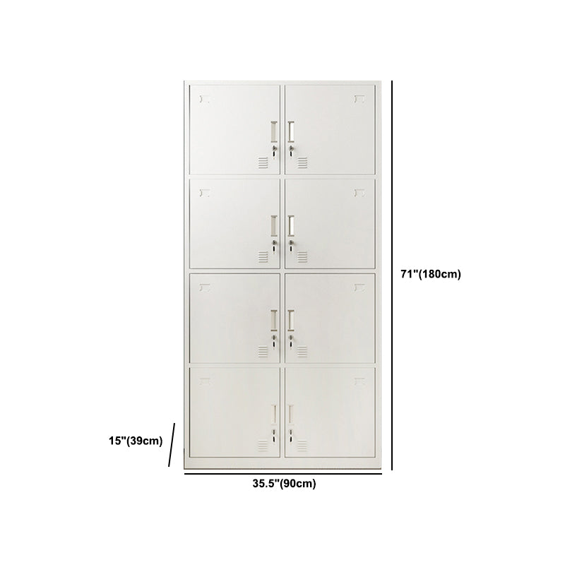 Contemporary Hinged Wardrobe Cabinet Steel Wardrobe Closet for Home